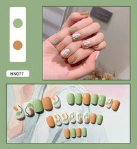 Nail Art Finished Fake Nail Scrub Nail Patch Wearable