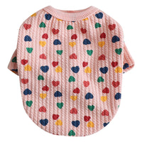 Pet Small Dog Autumn And Winter Clothes Snap Cardigan Sweater