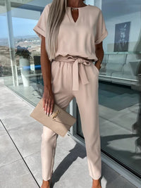 Casual Suit Independent Station Fashion Solid Color Jumpsuit