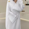 Women's Autumn Muslim Crew-Neck Pleated Long Skirt