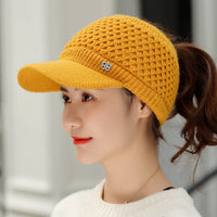 Thickened Warm Knitted Wool Hat In Autumn And Winter