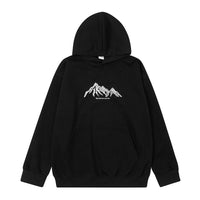 Fashionable Printed Long-sleeved Hooded Loose Comfortable Sweater