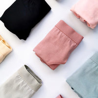 Japanese Girls Underwear Cotton Women's Summer Thin Mid-waist