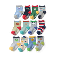 Printed 5-7 Years Old Cartoon Children's Socks Non-slip