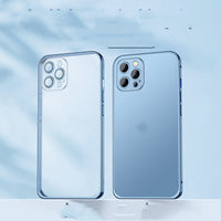 Metal Frame Transparent Lens Cover Phone Case