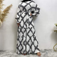 Fashionable Printed Elegant Long Skirt
