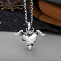 Angel Wings Pendant Crown Love