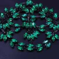 Luxury Rhinestone Mask Female Popular Blogger With The Same Color Rhinestone Mask