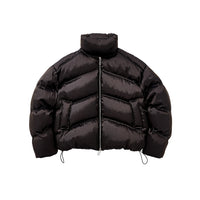 Heavy-duty Liquid-metal-textured Thickened Stand-collar Down Jacket