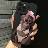 Trendy Monkey Phone Case 1112131416 Protective Case 78XM