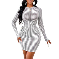 European And American Long Sleeve Dress