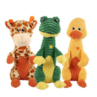 Pet Supplies Plush Toy Molar Long Lasting Corduroy Sounding Doll