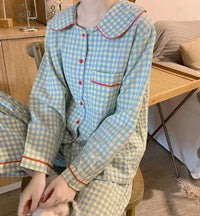 New Women's Pajamas Long-sleeve Thin Casual And Super-comfy Loungewear Set