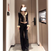 Womens French-style Soft And Alluring Figure-hugging Base Top