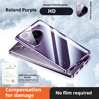 Magnetic King Phone Case Double-sided Glass Metal Drop Protection