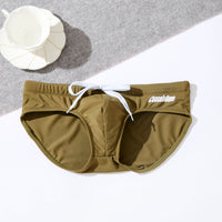 Men's Low Waist Stretch Comfortable Trendy Sexy Swimming Trunks