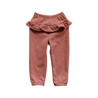 Winter New Girls Lace-flashing Thickening Plus Fleece Culottes
