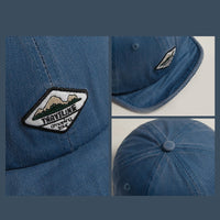 Short Brim Washed Denim Soft Hat