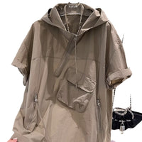 Mens And Womens Summer Trendy Brand Thin Loose-fitting Versatile T-shirt