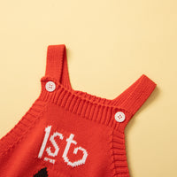 Christmas Babies' Knit Jumpsuit Autumn And Winter