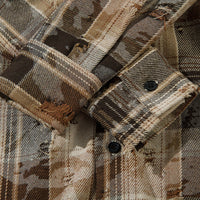 Fashion Loose Plaid Long Sleeve Shirt Men