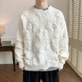 Knitwear Men's Autumn Fake Two-piece Round Neck Sweater Men's Clothing