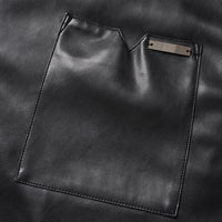 Men's Niche Design Two-way Zipper Stitching Riding Motorcycle Jacket