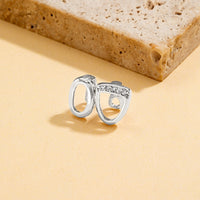 Stylish Hollowed-out Diamond-studded Braces