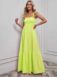 Sexy Strappy Tube Top Beach Holiday Maxi Dress