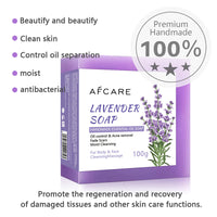 Lavender Handmade Soap Facial Body Moisturizing And Cleaning