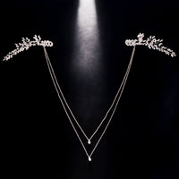 Leaf Zircon Bridal Wedding Dress European And American Style Fashionable