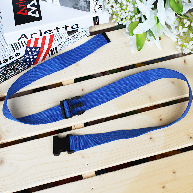 32cm Plastic Buckle Pairs Release Buckle Canvas Belt