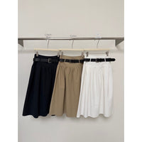 Fashionable Relaxed A-line Skirt Draping High-end Mid-length Pleated Skirt