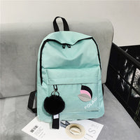 College Style School Bag Canvas School Bag Casual Backpack