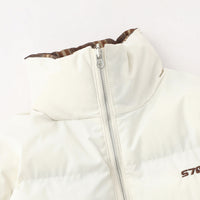 Double-sided Wear Double-sided Wear Plaid Stand Collar Cotton-padded Coat