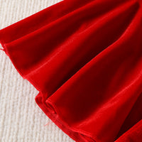 Letter Love Sweater Velvet Flared Pants Girls Two-piece Set