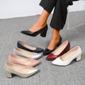 Versatile Womens Shoes Comfortable French-Style White High Heels