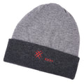 Trendy Men's Autumn And Winter Spotless Dome Fashion Embroidered Letters Warm Knitted Hat