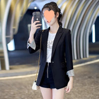 Black Small Business Suit Coat For Women