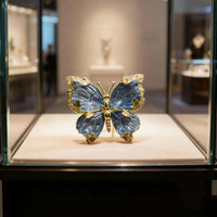 Crystal Butterfly Dual-use Original-design Corsagebrooch