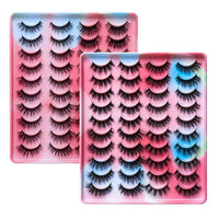 Multi-layer Three-dimensional Artificial Mink Hair Eyelashes Handmade