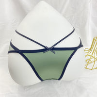Lightweight And Breathable Ice Silk Satin Briefs Hip Fashion Polka Dot Thin Belt