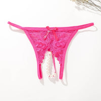 Nylon Women's Hot Pearl Massage Sexy Underwear