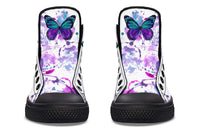 Printed Couple High-top Canvas Shoes