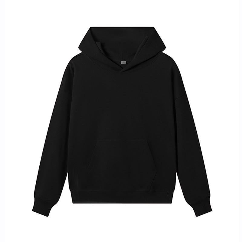 Autumn And Winter New Drop Shoulder Hooded Pullover Men