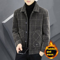 Lapel Casual Jacket Autumn And Winter Business Woolen Top