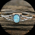 Retro-style Fashionable Personalized Oval Hollow-out Adjustable Bracelet