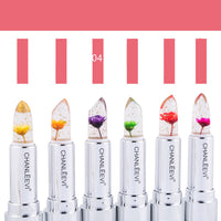 Flower Gold Leaf Temperature Change Crystal Lipstick