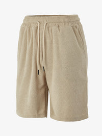 Loose Comfortable Breathable Jacquard Fabric Men's Casual Shorts