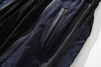 High Street Panel Drawstring Contrast Multi-pocket Trousers